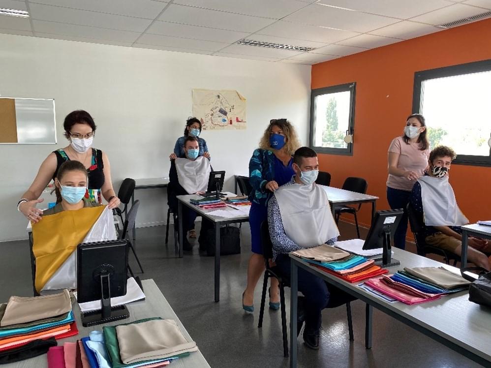 Salle de formation avec Corinne Charlat, Formatrice et Coach